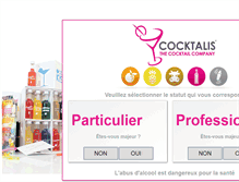Tablet Screenshot of cocktalis.com
